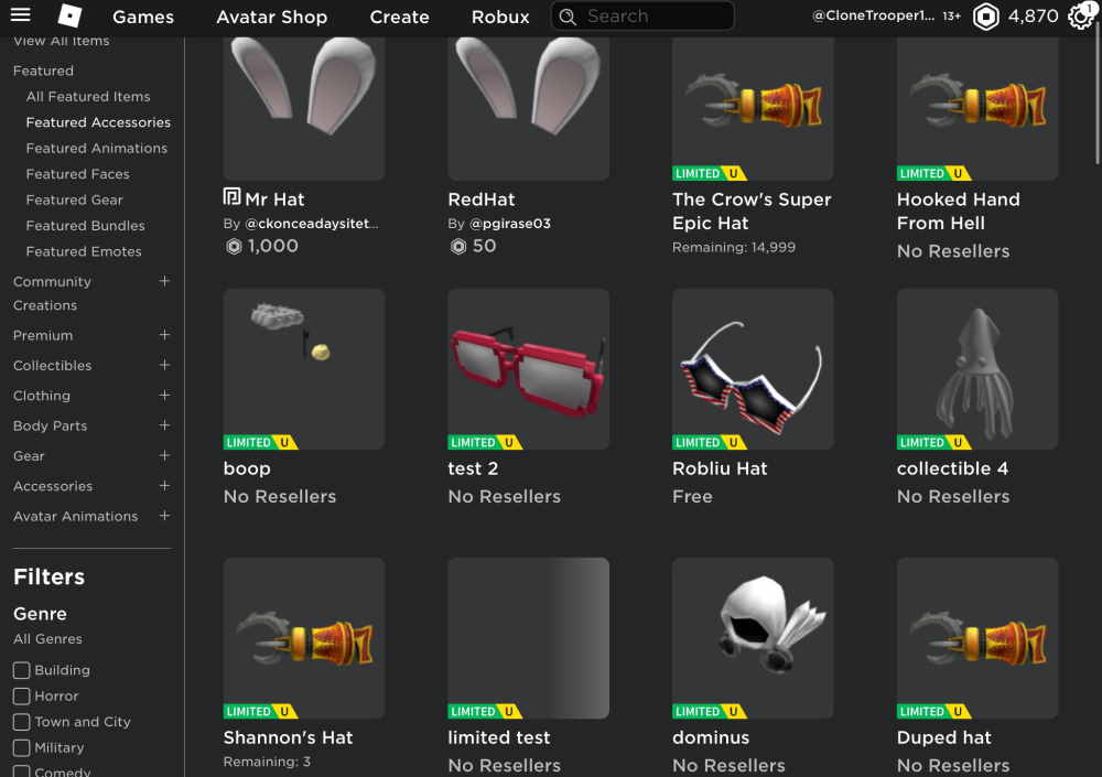 Offsale Roblox Items are Going Limited… What's Next?